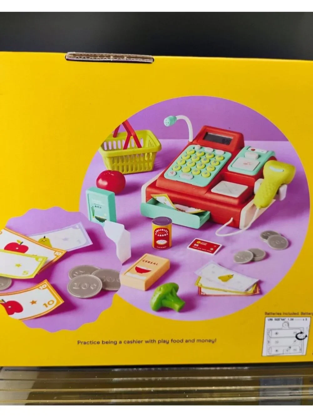 Cash Register Toy Set With Microphone & Accessories